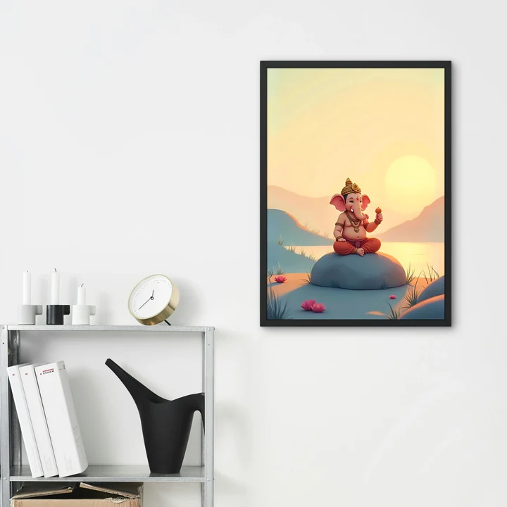 Ganesha Meditation Frame