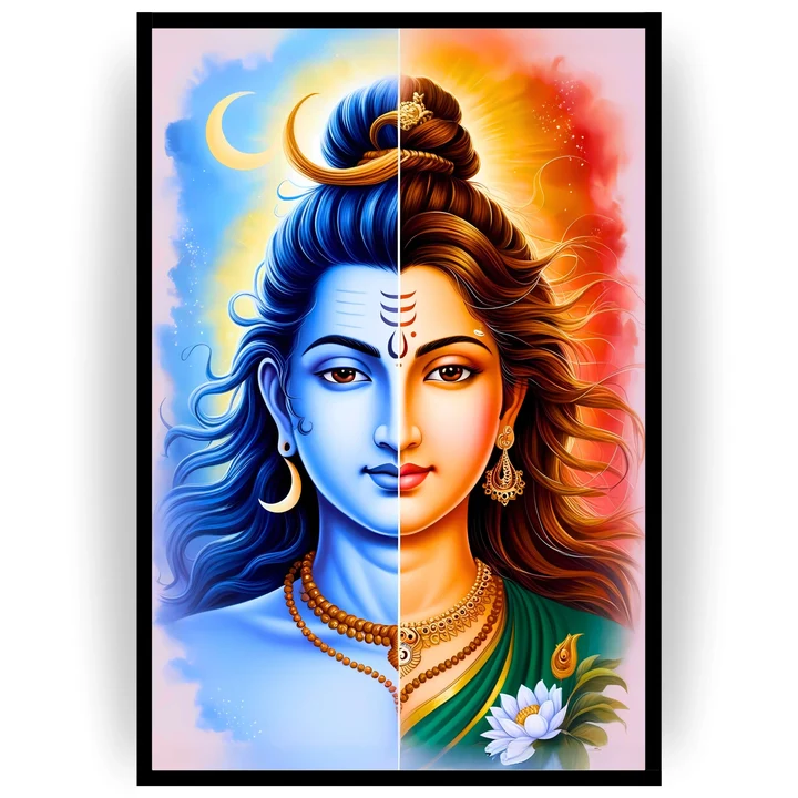 Ardhanarishvara Wall Frame