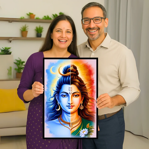Ardhanarishvara Wall Frame