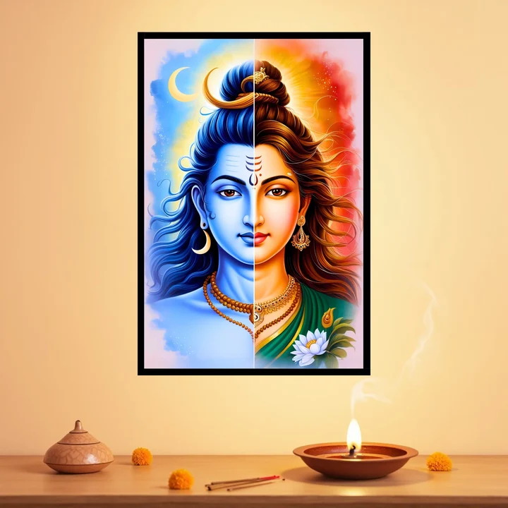 Ardhanarishvara Wall Frame