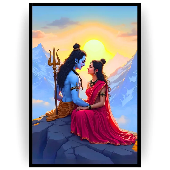 Mahadev and Parvati Special Frame