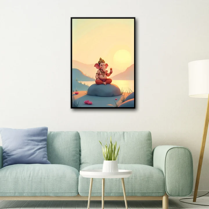 Ganesha Meditation Frame