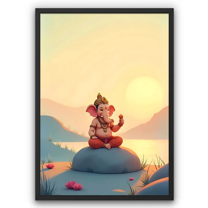 Ganesha Meditation Frame
