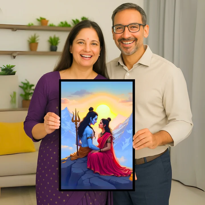 Mahadev and Parvati Special Frame