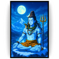 Shiva Moonlit Calm Frame